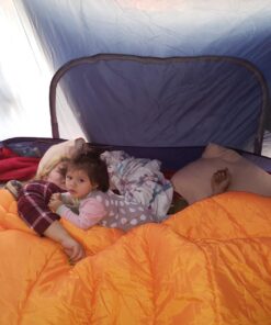 TETON Sports Mammoth Queen Size Sleeping Bag- Double Sleeping Bag – A Warm Bag The Whole Family can Enjoy – Great Sleeping Bag for Camping, Hunting and Base Camp. Compression Sack Included Teal Mammoth 0F 71 71wQxoa9eWL