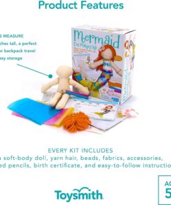 Alternative view of 4M Mermaid Doll Making Kit, 8.5 inches