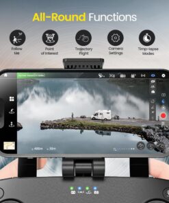 Holy Stone HS720R 3 Axis Gimbal GPS Drones with Camera for Adults 4K EIS; FPV RC Drone, Foldable Quadcopter with 10000 Feet Video Transmission Control Range, Brushless Motor, Follow Me, Auto Return 29 71wROAAneyL