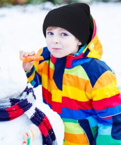 SATINIOR 3 Holes Full Face Cover Outdoor Balaclava Knitted Neck Gaiter Ski Mask for Sports Cycling Medium Pure Black 19 71wRrxyg 9L