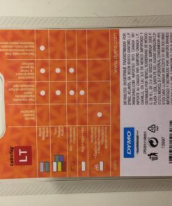 DYMO LT Paper Labels, Black Print on White Labels, 1/2-Inch x 13 Feet, 2 Rolls 1/2" 30 71wS7h38LLL