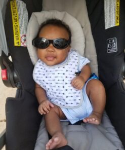 Baby Banz Sunglasses Infant Sun Protection – Ages 0-2 Years – The Best Sunglasses for Babies & Toddlers Midnight Black 32 71wSG9NQYL