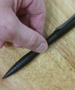 COLUMBIA RIVER KNIFE & TOOL Williams Tactical Pen: Low Profile, EDC Self Defense Survival Pen Made of Black Anodized Aluminum with Pressurized Ink Cartridge and Pocket Clip TPENWK 42 71wShEocRGL