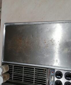 Reston Lloyd Rectangular Burner Cover, Stainless Steel, Set of 2, Stainless Look 28 71wTuUHf89L