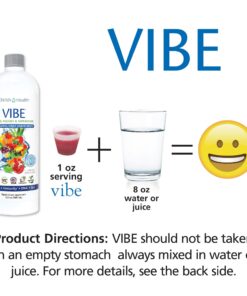Eniva Health Vibe Liquid Multivitamins Mineral Supplements with Vitamins A, B12, C, D, E & Amino Acids | Fruits and Veggies Daily Supplement for Women & Men | Doctor Formulated | USA Made | 32 oz Fruit 32 Fl Oz (Pack of 1) 14 71wUQxJYYWL