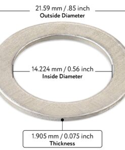 20-Pack of Oil Crush Washers/Drain Plug Gaskets Compatible with Honda - Compatible with OEM 94109-14000 - Fits Civic, Accord, CR-V/CRV, Pilot, Odyssey and More - by Mission Automotive 24 71wVi8EAgQL