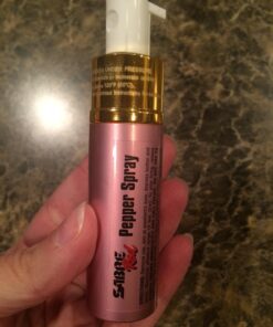 SABRE Lipstick Pepper Spray, Protect Against Multiple Threats with 12 Bursts, UV Marking Dye, The Most Discreet Pepper Spray Design, Pink 41 71wW3FiqRSL