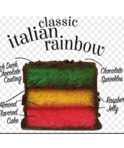 The Original Cakebites Italian Rainbow - Gift Box 8 Grab & Go Packages per box - 2 count 5 71wX1WCr8FL