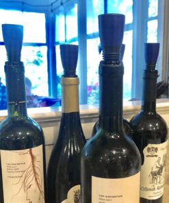 Repour Wine Saver and Stopper - Removes Oxygen, Preserving and Keeping Wine As Fresh As The Day The Bottle Was Opened (10-Pack) 10-Pack Blue 15 71wXb6vVhL