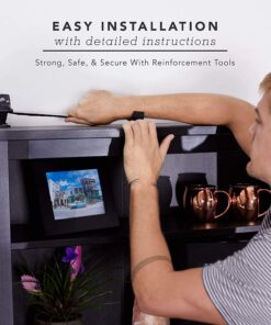 Bébé Earth Anti-Tip Straps (8-Pack) - Baby Proofing & Child Safety Kit, White 23 71wXhUnHs6L 3