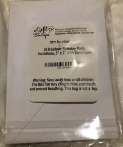 36 Happy Birthday Party Invitations with Envelopes with Multi Color Confetti Rainbow Theme Fill In Card Invites For Teens Kids Girls Boys Parties Favor Supplies Decorations 17 71wYZCPjDwL