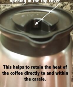 Keurig 2.0 Thermal Carafe 32oz Double-Walled, Vacuum-Insulated, Holds and Dispenses Upto 4 Cups of Hot Coffee, Compatible With Keurig 2.0 K-Cup Pod Coffee Makers, Stainless Steel 22 71wYhffmRLL