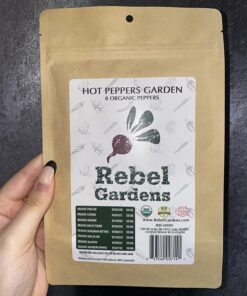 Hot Pepper Seeds - Organic Heirloom Chili Seed Variety Pack for Planting - Cayenne, Jalapeno, Habanero, Poblano, and More 54 71wYr5sVqCL