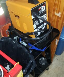 Goplus 110V MIG 130 Welder Flux Core Welding Machine, No Gas Welding Machine with Electrode Holder Face Shield (Orange) 50 71wa6WVAs5L