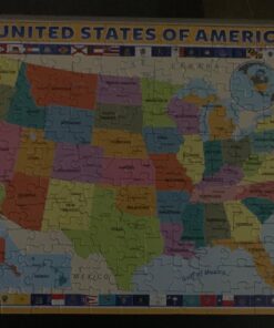 EuroGraphics Map of the United States of America Jigsaw Puzzle (200-Piece) EuroGraphics Map of the United States of America Jigsaw Puzzle (200-Piece) 200 Piece Puzzle 5 71waMoJy9BL