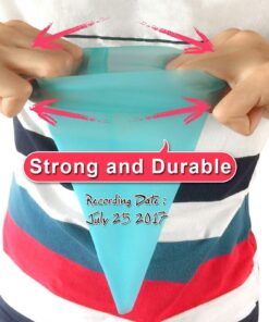 Alternative view of Weetiee Silicone Pastry Bags, 3 Sizes Reusable Icing Piping Bags Baking Cookie Cake Decorating Bags (12’’+14’’+16’’)- 6 Pack - Bonus 6 Icing Couplers Fit Wilton Standard Size Tips Supplies Blue