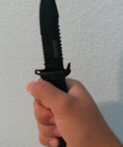 TAC Force TF-711 Series Assisted Opening Folding Knife, Half-Serrated Blade, Black Handle, 5-Inch Closed 23 71wbjNx9IhL