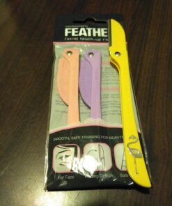 Feather Flamingo Facial Touch-up Razor Pack of 3 Razors 15 71wc0xDfNmL