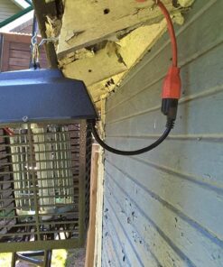 Flowtron Bug Zapper, 1/2 Acre of Outdoor Coverage with Powerful 15W Bulb & 5600V Instant Killing Grid, Electric Insect, Fly & Mosquito Zapper, Made in The USA 33 71wcMgWUl1L