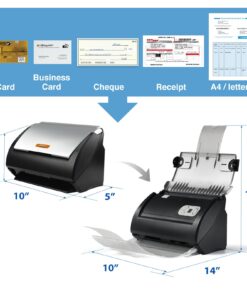 Plustek PS186 Desktop Document Scanner, with 50-pages Auto Document Feeder (ADF). For Windows 7 / 8 / 10 / 11 (Intel/AMD only) 16 71wdLLfkhFL