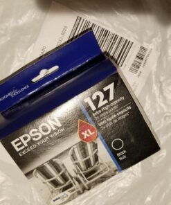 EPSON 127 DURABrite Ultra Ink Black Cartridge For NX-530, NX-625, WF-3520, WF-3530, WF-3540, WF-545, WF-60, WF-630, WF-633, WF-635, WF-645, WF-7010, WF-7510, WF-7520, WF-840, WF-845 21 71wdvEY9scL
