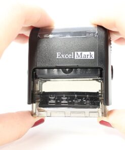 Entered Self Inking Rubber Stamp - Red Ink 16 71wdwaXJ7bL 1