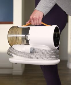 AIRROBO Dog Hair Vacuum & Dog Grooming Kit, 12000Pa Strong Pet Grooming Vacuum, 2L Large Capacity Dog Vacuum for Shedding Grooming Hair, Quiet, 5 Pet Grooming Tools, PG100 40 71wedHvAxlL