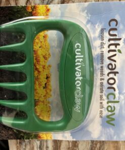 Bear Paws Cultivator Claw - Ergonomic Gardening Tools - Hand Held Garden Tool - Hand Rake - Strong Nylon Weeder - Manual Weeding, Aerating, Cultivating… green 17 71weje8dbQL