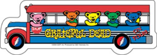 C&D Visionary Licenses Products Grateful Dead Bus Sticker