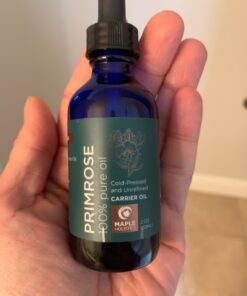 Pure Evening Primrose Oil for Skin - Cold Pressed Natural Face Moisturizer and Nourishing Hair Oil - Use in DIY Skin Care for Dry Flaky Skin Hydration and as a Carrier Oil for Essential Oils Mixing 26 71wgWhKfySL