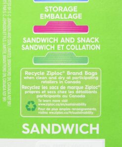 Ziploc 71135 Sandwich Bags, Pack of 150, 6.5 x 5.875-Inch (16.5 cm x 14.9 cm) 14 71wh8BPsbxL