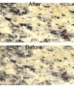TriNova Granite Cleaner and Polish for Daily Use - Enhances Shine and goes on Streakless - for Countertops, Marble, Stone, Bathroom Tile Kitchen, Islands and More 18 Fl Oz (Pack of 1) 43 71whTxgiyoL