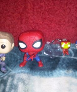 Funko POP Marvel: Civil War Hawkeye Spiderman, Iron Man & Captain America Keychain 44 71whvorp1bL