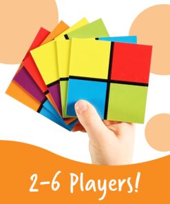 Learning Resources Color Cubed Strategy Game, Brain Boosting Matching 2-6 Players, 40 Pieces, Ages 5+ 10 71wizOHPTYL