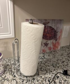 Greenco Chrome Paper Towel Holder, 6" W x 13" H x 5.75" D 18 71wj1R FNLL