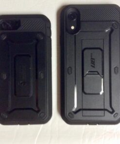 SUPCASE Unicorn Beetle Pro Series Case Designed, with Built-In Screen Protector Full-Body Rugged Holster Case for iPhone XR 6.1 Inch (2018 Release) (Black) Black 61 71wkIeBHUjL