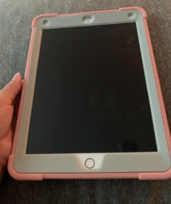 Rantice iPad 6th Generation Cases, iPad 5th Generation Case, iPad Air 2 Case, iPad 9.7 Case, Shockproof Rugged Drop Protection Cover Built with Kickstand for iPad 9.7'' A1893/A1954/A1822/A1823 Rose gold+Gray 47 71wl64eK2VL