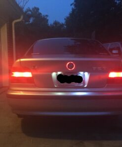 iJDMTOY Compatible With BMW Front Hood or Rear Trunk Lid, Brilliant Red 3.25-Inch 82mm Roundel LED Emblem Background Illumination Lighting Kit 25 71wla7DhwOL