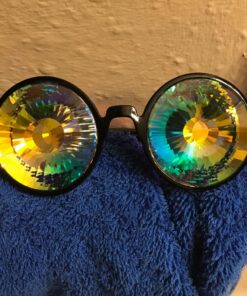 GloFX Black Kaleidoscope Glasses- Rainbow Wormhole 9 71wmEz7dOXL