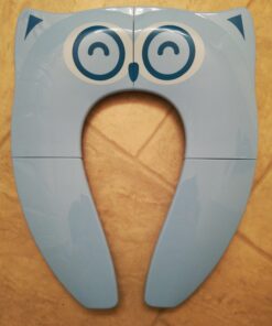 Gimars Upgrade Non-Slip Easily Removed Foldable Travel Potty Seat for Toddlers & Kids, Portable Toilet Seat Cover Fits All Shape Toilets, 6 Large Non-slip Silicone Pads, Free Carry Bag Blue 63 71wmHH3PfZL