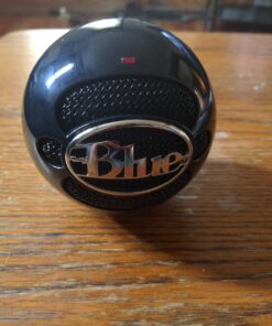 Logitech for Creators Blue Snowball USB Microphone for PC, Mac, Gaming, Recording, Streaming, Podcasting, Condenser Mic with Cardioid and Omnidirectional Pickup Patterns, Stylish Retro Design – Black Gloss Black 124 71wmIq0AWjL