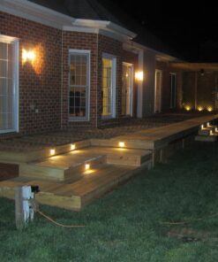 FVTLED Low Voltage LED Deck Lighting Kit Stainless Steel Waterproof Outdoor Landscape Garden Yard Patio Step Decoration Lamps LED In-ground Lights, Pack of 10(Warm White) 29 71wmLv6I HL