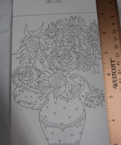 Color Therapy Coloring Books for Adult Relaxation DIY Stationery Cards Set with 32 Designs Coloring Stationery Note Cards Postcards, Hand Drawn Hand Written Greeting Card 83 71wmURsm39L