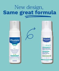 Alternative view of Mustela Stelatopia Eczema-Prone Skin Foam Shampoo for Newborn & Baby with - with Natural Avocado & Sunflower Oil - Fragrance-Free & Tear Free - 5.07 fl. oz.