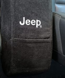 Seat Armour KAJGCB11-14 Officially Licensed Custom Fit Center Console Cover with Jeep Embroidered Logo for Select Jeep Grand Cherokee Models(2011-2017) - (Black) 22 71wnzIjmerL