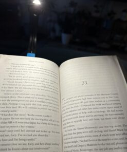 Energizer Clip on Book Light for Reading in Bed, LED Reading Light for Books and Kindles, 25 Hour Run Time, Kindle & Book Reading Lamp (Batteries Included), Black Portable Black (Battery-Powered) 39 71wpckYurBL 1