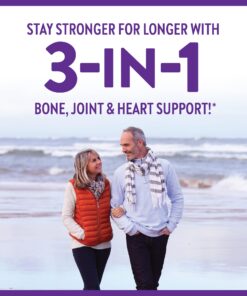 Alternative view of New Chapter Calcium Supplement - Bone Strength Organic Red Marine Algae Calcium - with Vitamin D3+K2 + Magnesium, 70+ Trace Minerals for Bone Health, Gluten Free, Easy to Swallow - 180 Slim Tablets 180 Count (Pack of 1)