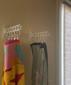 Spectrum Diversified 35000 6 Hook Hanging Organizer, 1 Count, White 40 71wqSl387DL