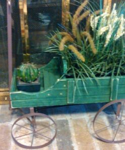Collections Etc Amish Wagon Decorative Indoor/Outdoor Garden Backyard Planter, Green 45 71wqUvfJZOL