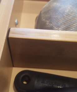 Large Kitchen Drawer Organizer - Expandable Bamboo Drawer Dividers (17.5" - 22") - Adjustable Separators for Kitchen, Clothes, Dresser, Bedroom, Bathroom, and Desk Drawers - 4 Pack (Natural) Natural 43 71wqVvY3RL